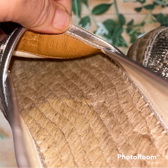 Gucci GG Signature Heritage Logo Canvas Espadrilles SZ 35 - Picture 14 of 16